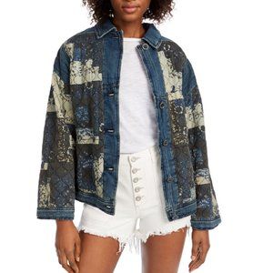 Free People Pieced Together Patchwork Jacket
